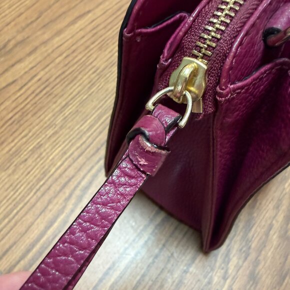 KATE SPADE New York Berry Pebbled Leather Satchel/Crossbody with Gold Hardware - Picture 15 of 15